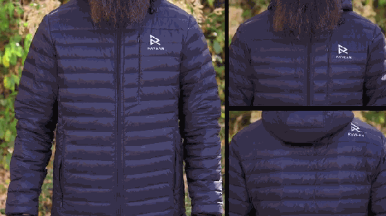 這羽絨服能發(fā)熱還能給手機充電 冬天不再凍成狗