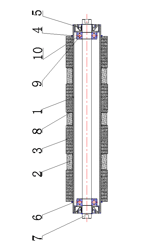 一種耐磨損<a href=http://71xy.cn target=_blank class=infotextkey>托輥</a>實(shí)用新型swt
